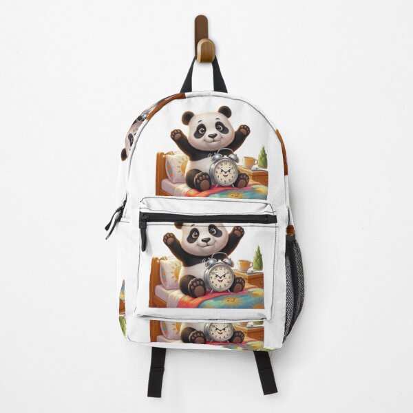 Artikelvorschau, Niedlicher Panda-Morgenwecker im Cartoon-Stil entworfen und verkauft von EnginerdStudio.