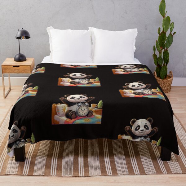 Item preview, Cute Panda Morning Alarm Clock Cartoon Art designed and sold by EnginerdStudio.
