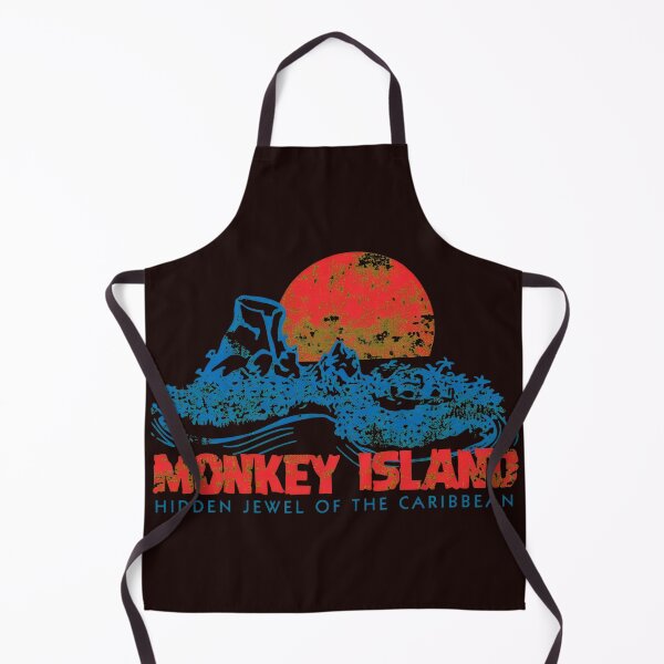 Item preview, Monkey Island Island Sunset Retro Adventure  designed and sold by GoffJennie.