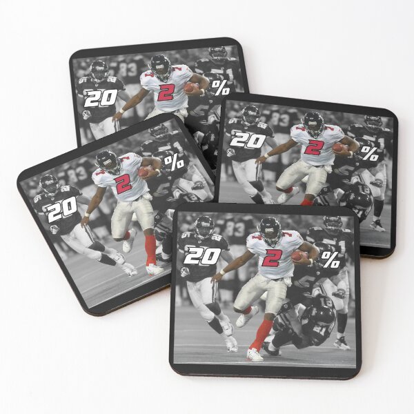 Item preview, Michael Vick Atlanta Football Action Color Splash designed and sold by SabinUllrichf.