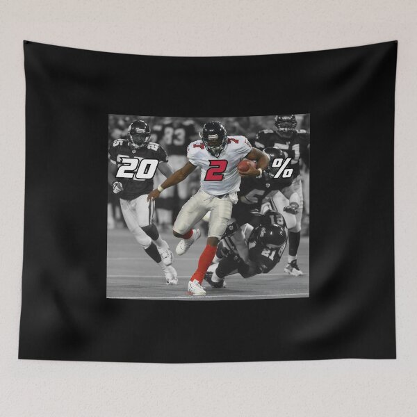 Item preview, Michael Vick Atlanta Football Action Color Splash designed and sold by SabinUllrichf.