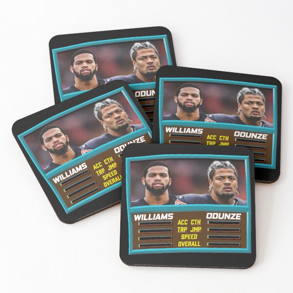 Item preview, Williams and Odunze Retro Game Stats designed and sold by SabinUllrichf.