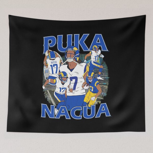 Item preview, Puka Nacua Retro 17 Sports Collage designed and sold by SabinUllrichf.