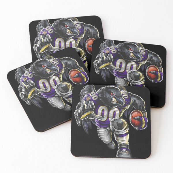 Item preview, Aggressive Purple Football Bird Mascot designed and sold by SabinUllrichf.