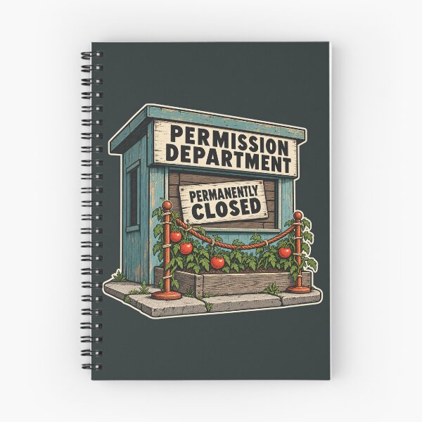 Item preview, Permission Department - Permanently Closed designed and sold by AmericanExtremist.