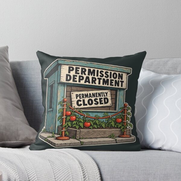 Item preview, Permission Department - Permanently Closed designed and sold by AmericanExtremist.