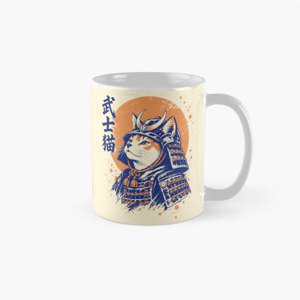Item preview, Samurai Cat Japanese Armour Art designed and sold by 89shirts.