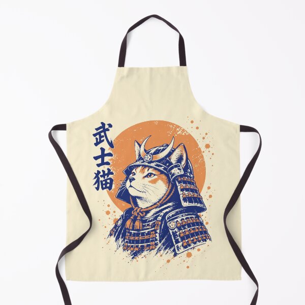 Item preview, Samurai Cat Japanese Armour Art designed and sold by 89shirts.