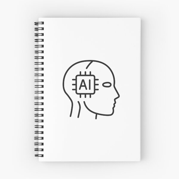 Aperçu de l'œuvre AI Neural Network Brain Line Icon créée et vendue par VectorForge Studio.
