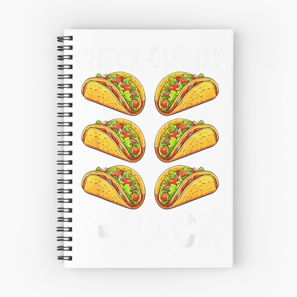 Item preview, Funny Check out My Six 6 Pack with Tacos for Cinco De Mayo T-Shirt designed and sold by gidget-gadget.