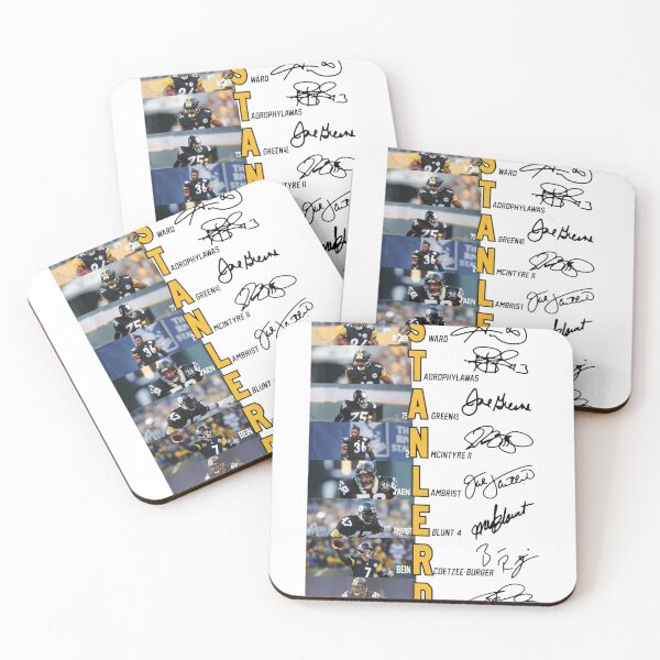 Item preview, Legends Football Signature Collage Gold Black designed and sold by SabinUllrichf.
