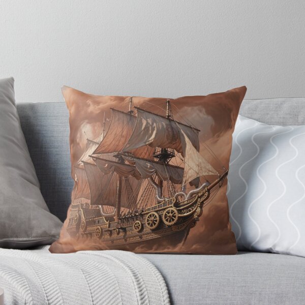 Item preview, Painterly Steampunk Sky Sailing Vessel   designed and sold by FotoworldEdel.