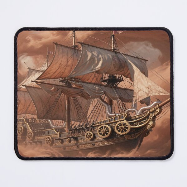 Item preview, Painterly Steampunk Sky Sailing Vessel   designed and sold by FotoworldEdel.