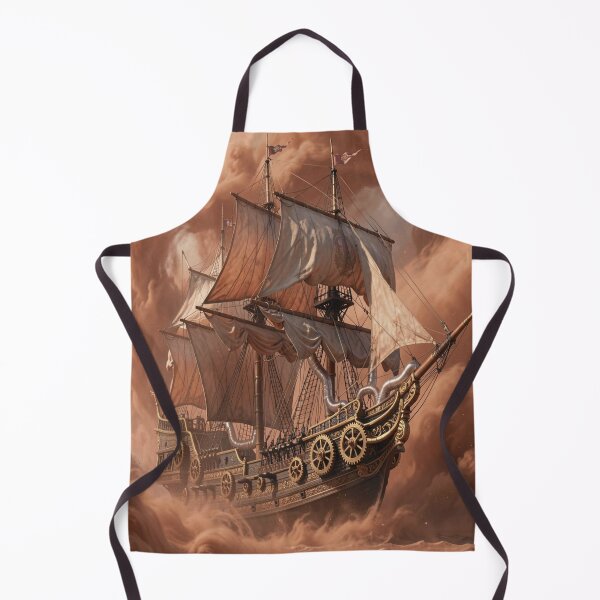 Item preview, Painterly Steampunk Sky Sailing Vessel   designed and sold by FotoworldEdel.