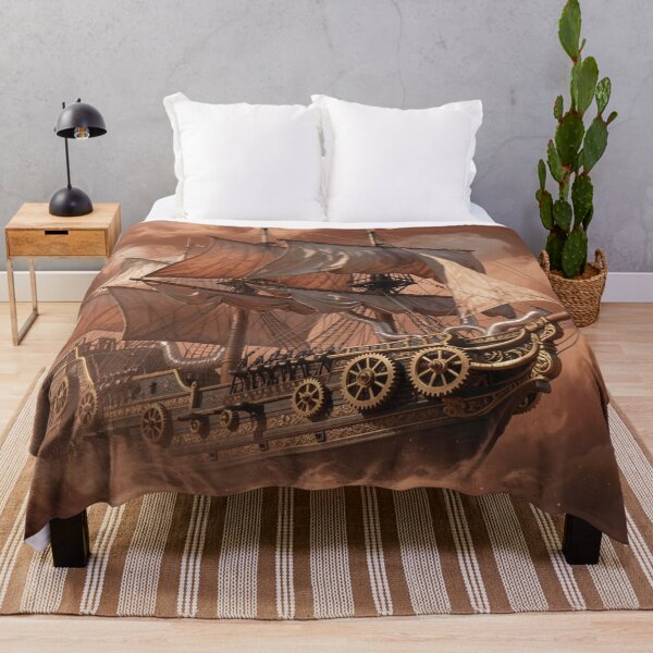 Item preview, Painterly Steampunk Sky Sailing Vessel designed and sold by FotoworldEdel.