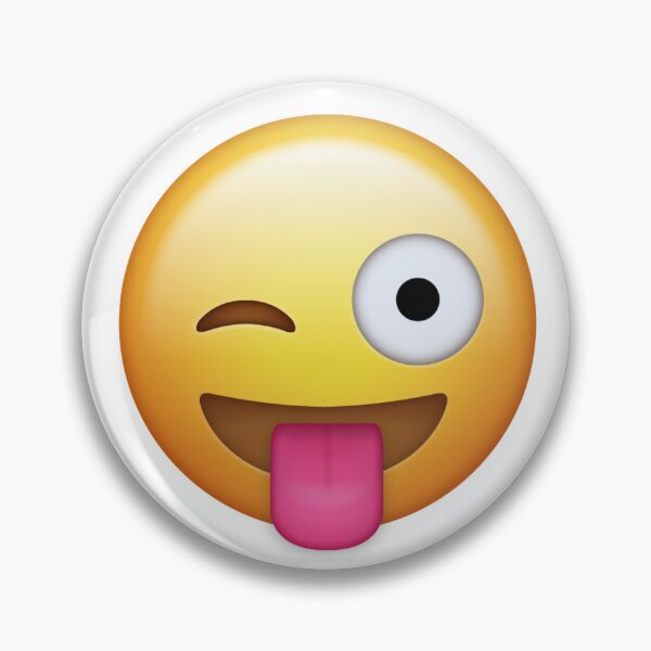 Item preview, Funny Winking Tongue Out Crazy Emoji designed and sold by Tom-Riley.