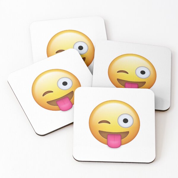 Item preview, Funny Winking Tongue Out Crazy Emoji designed and sold by Tom-Riley.