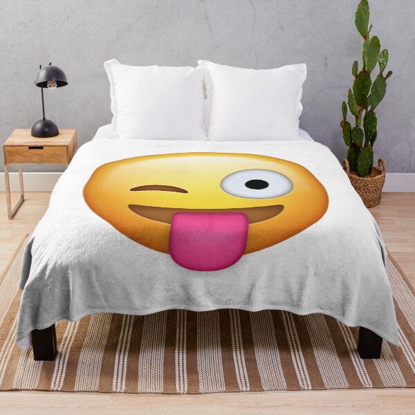Item preview, Funny Winking Tongue Out Crazy Emoji designed and sold by Tom-Riley.