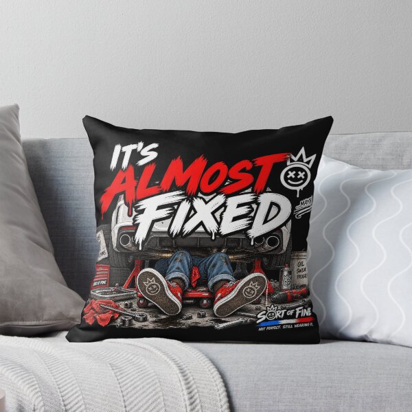 Item preview, IT'S ALMOST FIXED — Garage Mechanic Humor designed and sold by Sort-of-Find.
