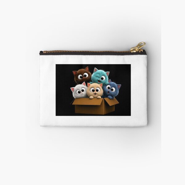 Item preview, Cute Cartoon Cat Kittens in a Box designed and sold by Freedom Line Studio.