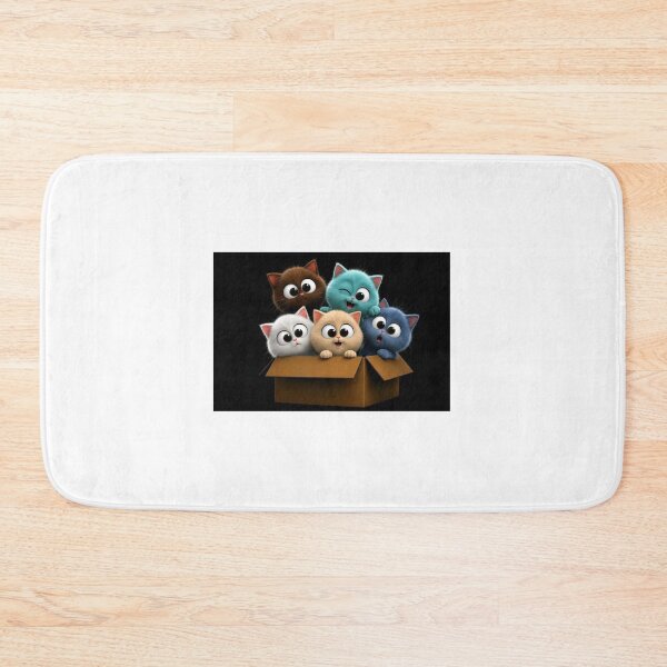 Item preview, Cute Cartoon Cat Kittens in a Box designed and sold by Freedom Line Studio.