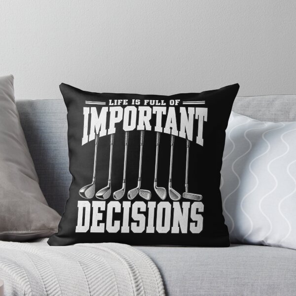 Item preview, Golfing Life Is Full of Important Decisions Funny Golf T-Shirt – Golf Lover Gift, Golfer Humor Graphic Tee designed and sold by Trendably.