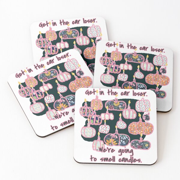 Item preview, Get In The Car Candle Smelling Pumpkin Sticker Sheet designed and sold by FaireWaveArt.