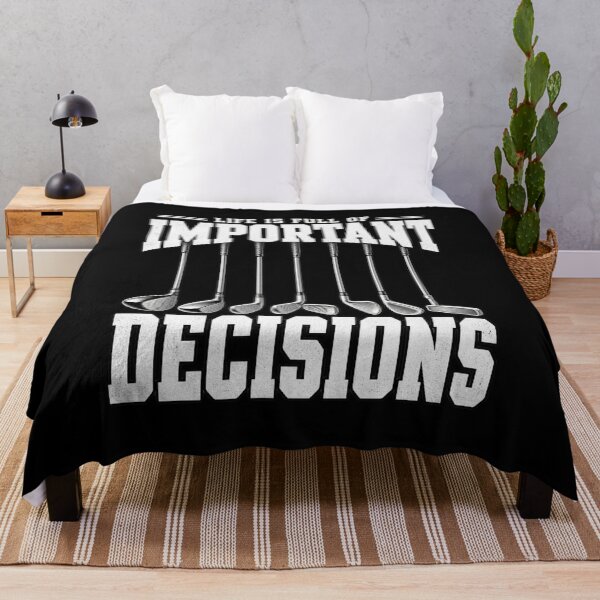 Item preview, Golfing Life Is Full of Important Decisions Funny Golf T-Shirt – Golf Lover Gift, Golfer Humor Graphic Tee designed and sold by Trendably.