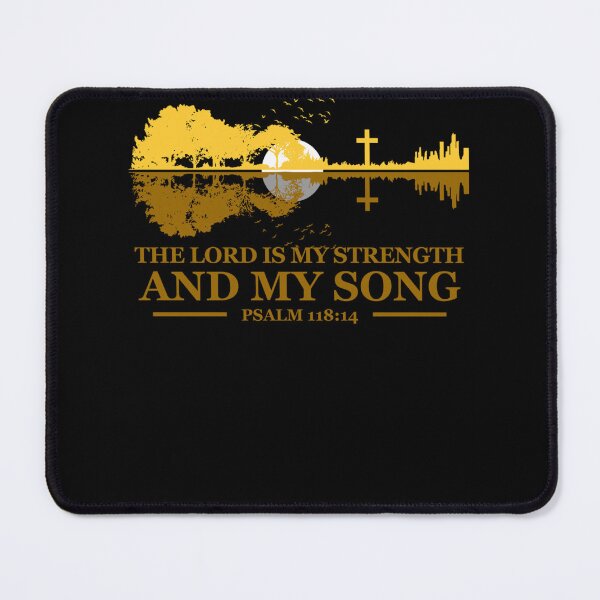Item preview, The Lord is My Strength and My Song Christian Guitar Faith designed and sold by ALICIAxGONZALEZ.