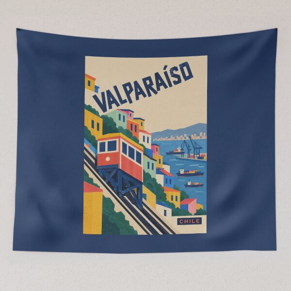 Item preview, Valparaíso - Chile designed and sold by GoodOldVintage.