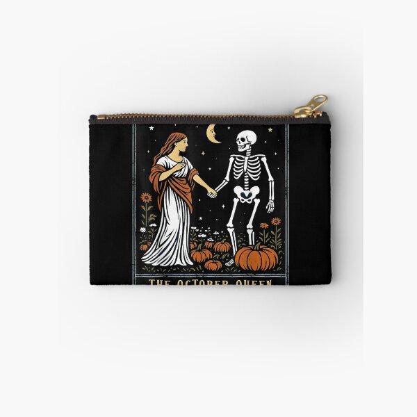 Item preview, The October Queen Tarot Card Halloween Skeleton Aesthetic designed and sold by ALICIAxGONZALEZ.