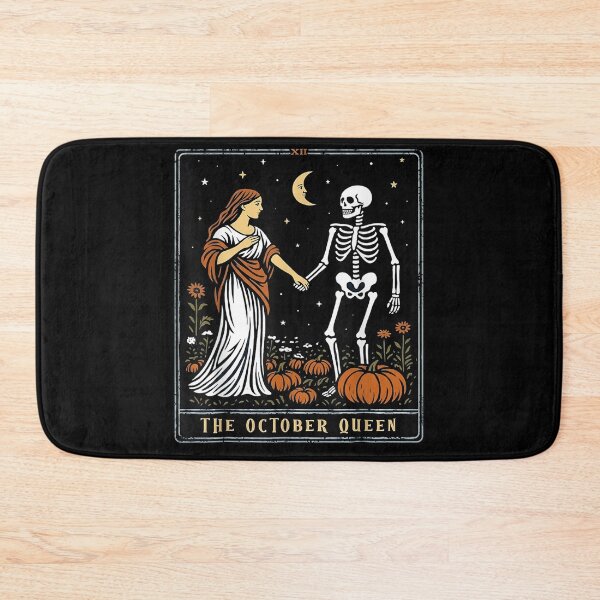 Item preview, The October Queen Tarot Card Halloween Skeleton Aesthetic designed and sold by ALICIAxGONZALEZ.