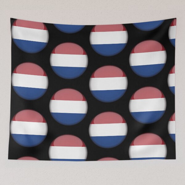 Item preview, Dutch 3D Round Flag Aesthetic Art designed and sold by YAZ.