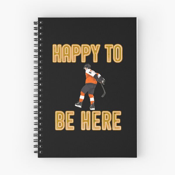 Item preview, Happy To Be Here Neon Hockey Player designed and sold by JessicaBrownn.
