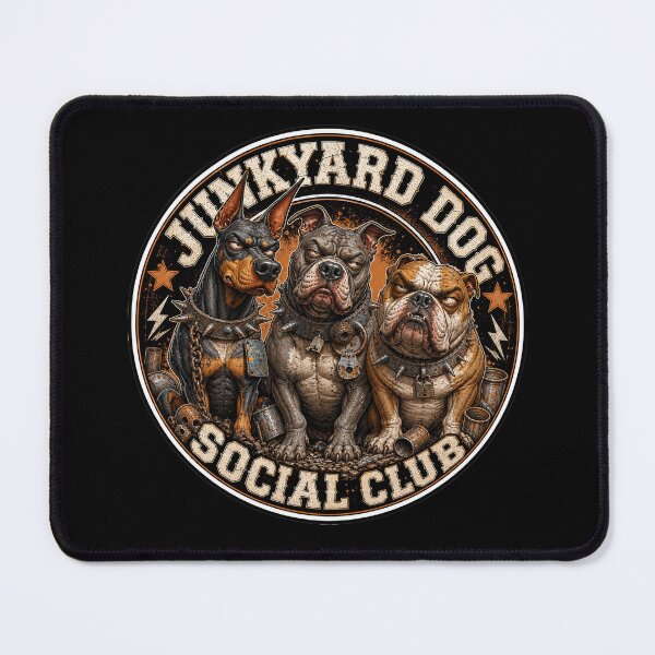 Item preview, Junkyard Dog Social Club™ designed and sold by Wilcox PhotoArt.