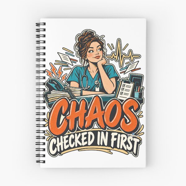 Item preview, ER Nurse Chaos Checked In First designed and sold by EvergreenPark - Tee Studio.