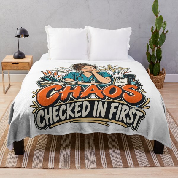 Item preview, ER Nurse Chaos Checked In First designed and sold by EvergreenPark - Tee Studio.
