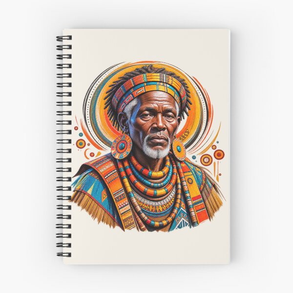 Item preview, African Spiritual Elder Portrait Art | Ancestral Wisdom Keeper | African Spirituality Wall Art designed and sold by 'VARI'.