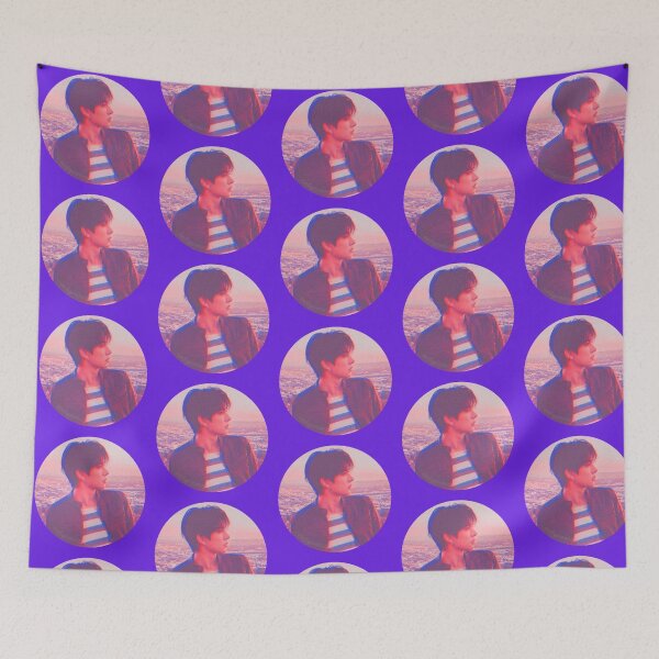 Item preview, HEESEUNG Atardecer rosa Icono grande Versión morada designed and sold by Enhyconss.