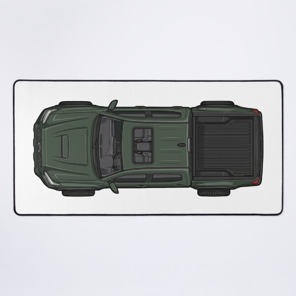 Item preview, Tacoma Truck Army Green Top-Down Illustration designed and sold by VenZolic.