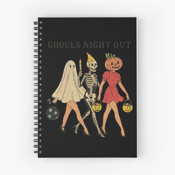 Item preview, Ghouls Night Out Ghost Skeleton and Pumpkin Trio designed and sold by DoArtITa.