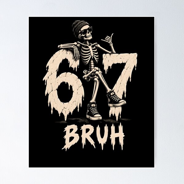 Item preview, Six Seven Bruh - Halloween 67 designed and sold by LovelyEvaDesign.