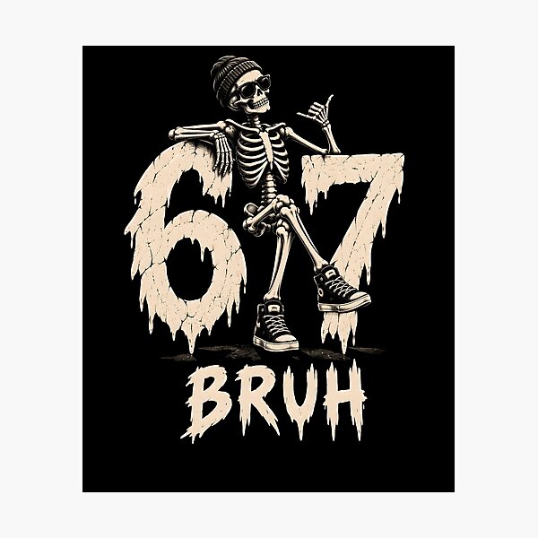 Item preview, Six Seven Bruh - Halloween 67 designed and sold by LovelyEvaDesign.
