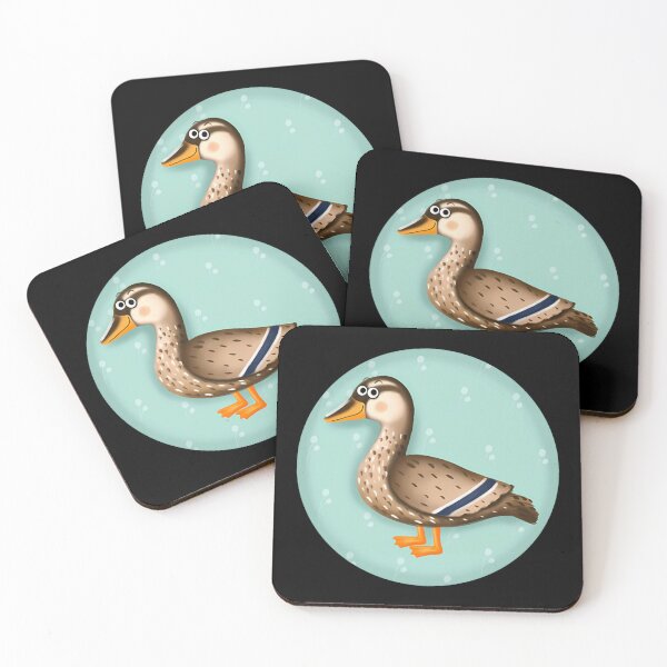 Item preview, Cute Mallard Duck Round Badge Elegant Waterfowl Graphic designed and sold by Sincoxdesign.