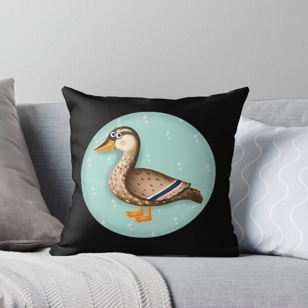 Item preview, Cute Mallard Duck Round Badge Elegant Waterfowl Graphic designed and sold by Sincoxdesign.