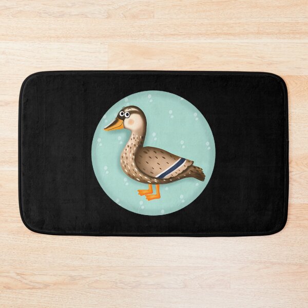 Item preview, Cute Mallard Duck Round Badge Elegant Waterfowl Graphic designed and sold by Sincoxdesign.
