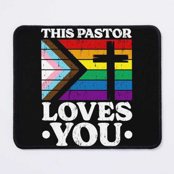Item preview, This Pastor Loves You Ally Inclusive Pride Church Pastor designed and sold by ALICIAxGONZALEZ.