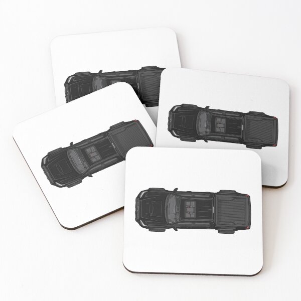 Item preview, Tacoma Truck Black Top-Down Illustration designed and sold by VenZolic.