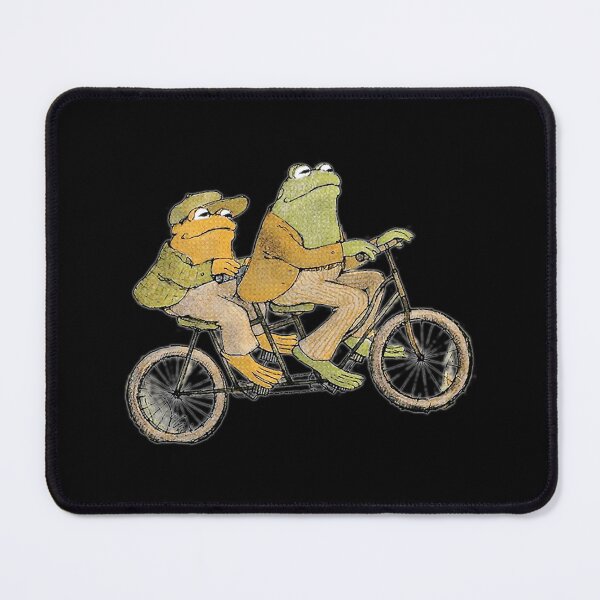Item preview, Frog And Toad Riding Tandem Bicycle Friendship Art designed and sold by emangimut.