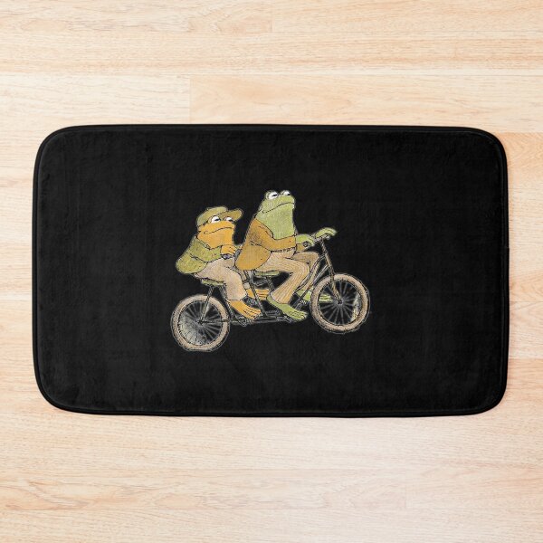 Item preview, Frog And Toad Riding Tandem Bicycle Friendship Art designed and sold by emangimut.